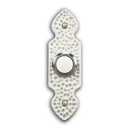 HEATHCO Heathco 228100 Wired Push Button Doorbell - White Finish 228100